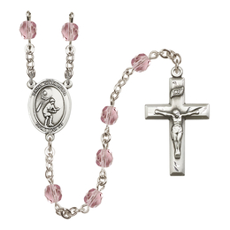 Saint Sebastian / Tennis<br>R6000-8605 6mm Rosary<br>Available in 12 colors