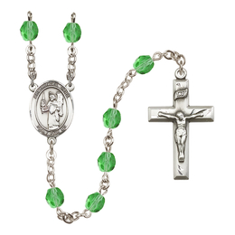 Saint Uriel the Archangel<br>R6000-8378 6mm Rosary<br>Available in 12 colors