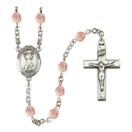 Saint Francis of Assisi<br>R6000-8036 6mm Rosary<br>Available in 12 colors