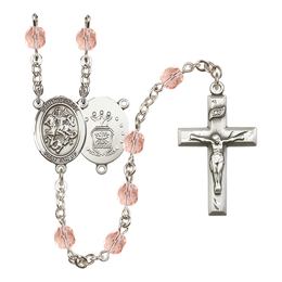 Saint George / Air Force<br>R6000-8040--1 6mm Rosary<br>Available in 12 colors