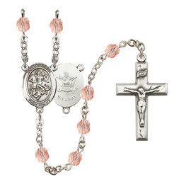Saint George / Army<br>R6000-8040--2 6mm Rosary<br>Available in 12 colors