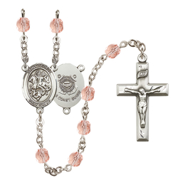 Saint George / Coast Guard<br>R6000-8040--3 6mm Rosary<br>Available in 12 colors