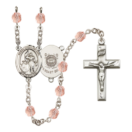 Saint Joan of Arc /Coast Guard<br>R6000-8053--3 6mm Rosary<br>Available in 12 colors