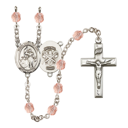 Saint Joan of Arc / Nat'l Guard<br>R6000-8053--5 6mm Rosary<br>Available in 12 colors