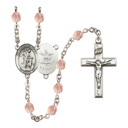 Guardian Angel / Army<br>R6000-8118--2 6mm Rosary<br>Available in 12 colors