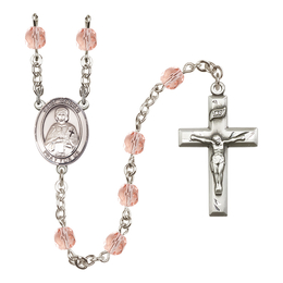 Saint Gerald<br>R6000-8404 6mm Rosary<br>Available in 12 colors