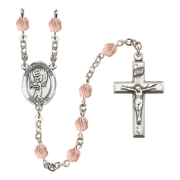 Saint Christopher/Baseball<br>R6000-8500 6mm Rosary<br>Available in 12 colors