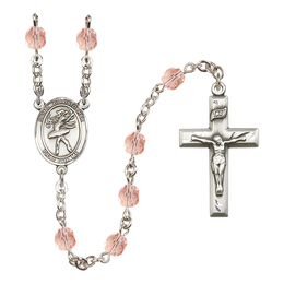 Saint Christopher/Dance<br>R6000-8512 6mm Rosary<br>Available in 12 colors