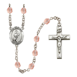 Saint Sebastian/Softball<br>R6000-8607 6mm Rosary<br>Available in 12 colors
