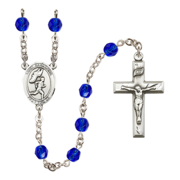Saint Sebastian /Track&Field-Men<br>R6000-8609 6mm Rosary<br>Available in 12 colors