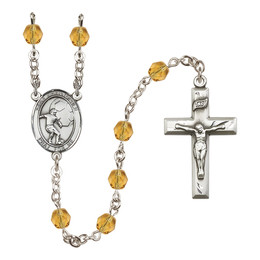 Saint Christopher/Soccer<br>R6000-8503 6mm Rosary<br>Available in 12 colors
