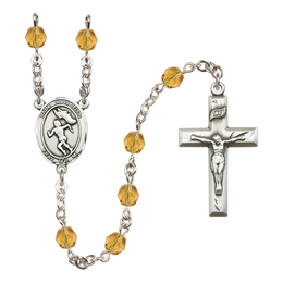 Saint Sebastian /Track&Field-Women<br>R6000-8610 6mm Rosary<br>Available in 12 colors