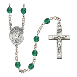 Saint Christopher/Lacrosse<br>R6000-8516 6mm Rosary<br>Available in 12 colors