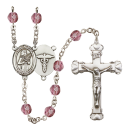 Saint Agatha / Nurse<br>R6001-8003--9 6mm Rosary<br>Available in 12 colors