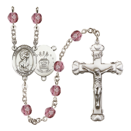 Saint Christopher / Air Force<br>R6001-8022--1 6mm Rosary<br>Available in 12 colors