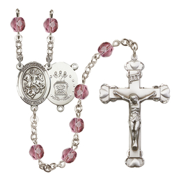 Saint George / Air Force<br>R6001-8040--1 6mm Rosary<br>Available in 12 colors