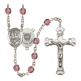 Saint George / Coast Guard<br>R6001-8040--3 6mm Rosary<br>Available in 12 colors
