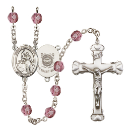 Saint Joan of Arc /Coast Guard<br>R6001-8053--3 6mm Rosary<br>Available in 12 colors