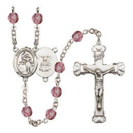 Saint Joan of Arc / Navy<br>R6001-8053--6 6mm Rosary<br>Available in 12 colors