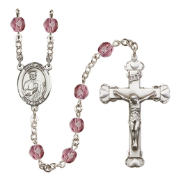 Saint Jude Thaddeus<br>R6001-8060 6mm Rosary<br>Available in 12 colors
