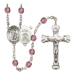 Guardian Angel / Air Force<br>R6001-8118--1 6mm Rosary<br>Available in 12 colors