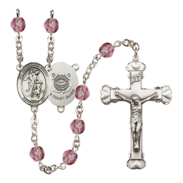 Guardian Angel/Coast Guard<br>R6001-8118--3 6mm Rosary<br>Available in 12 colors