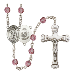 Guardian Angel / Marine Corp<br>R6001-8118--4 6mm Rosary<br>Available in 12 colors