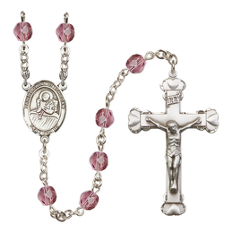 Saint Lidwina of Schiedam<br>R6001-8297 6mm Rosary<br>Available in 12 colors