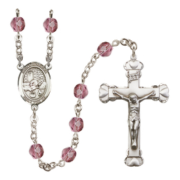 Saint Rosalia<br>R6001-8309 6mm Rosary<br>Available in 12 colors