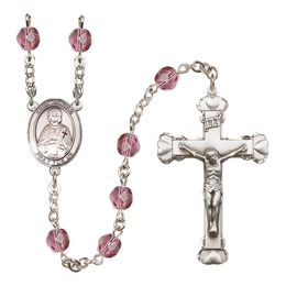Saint Gerald<br>R6001-8404 6mm Rosary<br>Available in 12 colors