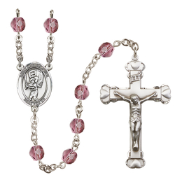 Saint Christopher/Baseball<br>R6001-8500 6mm Rosary<br>Available in 12 colors