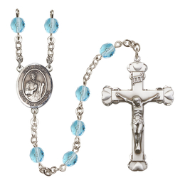 San Judas<br>R6001-8060SP 6mm Rosary<br>Available in 12 colors