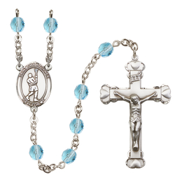 R6001 Series Rosary<br>St. Christopher/Lacrosse<br>Available in 12 Colors