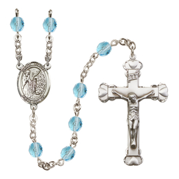 Saint Fiacre<br>R6001-8298 6mm Rosary<br>Available in 12 colors