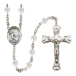Guardian Angel/Soccer<br>R6001-8703 6mm Rosary<br>Available in 12 colors