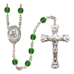 Saint Maximilian Kolbe<br>R6001-8073 6mm Rosary<br>Available in 12 colors