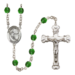 Guardian Angel/Hockey<br>R6001-8704 6mm Rosary<br>Available in 12 colors
