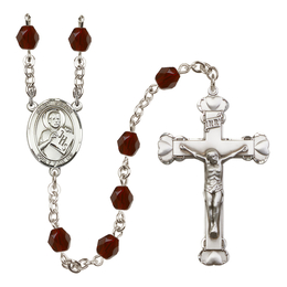 Saint Viator of Bergamo<br>R6001-8408 6mm Rosary<br>Available in 12 colors