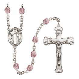 Saint Joseph the Worker<br>R6001-8220 6mm Rosary<br>Available in 12 colors