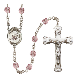 Saint Luigi Orione<br>R6001-8326 6mm Rosary<br>Available in 12 colors