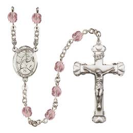 Saint Edwin<br>R6001-8361 6mm Rosary<br>Available in 12 colors