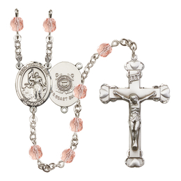 Saint Joan of Arc /Coast Guard<br>R6001-8053--3 6mm Rosary<br>Available in 12 colors