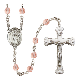 Saint Sebastian<br>R6001 6mm Rosary<br>Available in 11 colors