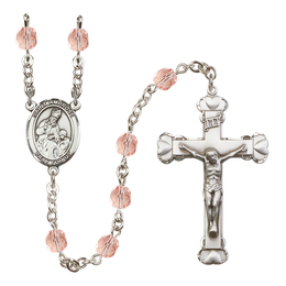Saint Ambrose<br>R6001-8137 6mm Rosary<br>Available in 12 colors