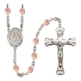 Saint Sebastian / Choir<br>R6001-8614 6mm Rosary<br>Available in 12 colors