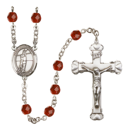 Saint Christopher/Volleyball<br>R6001-8138 6mm Rosary<br>Available in 12 colors