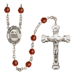 Saint Sebastian/Swimming<br>R6001-8167 6mm Rosary<br>Available in 12 colors