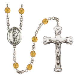Saint Florian<br>R6001-8034 6mm Rosary<br>Available in 12 colors
