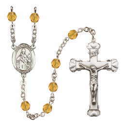 Saint Walter of Pontoise<br>R6001-8285 6mm Rosary<br>Available in 12 colors