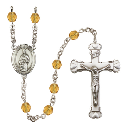 Saint Eligius<br>R6001-8402 6mm Rosary<br>Available in 12 colors